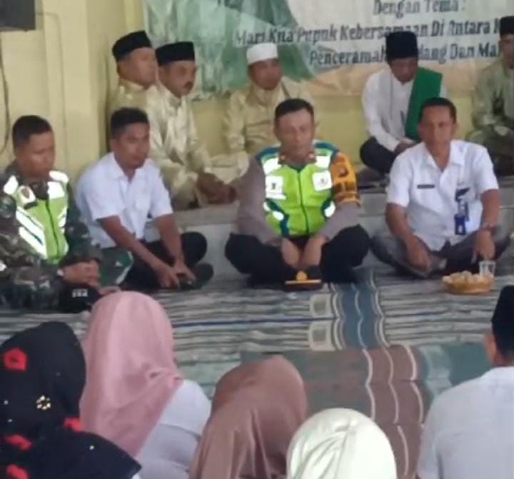 Kapolsek Muara Siau Hadiri Halal Bihalal Hari Raya Idul Fitri 1445 H – 2024 M