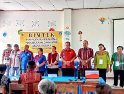 Sekdis P & K Kab. TTS Buka Bimtek Peningkatan Kapasitas Pengelolaan Dana BOSP Sekolah Dasar Zona 2 Tahun Anggaran 2024