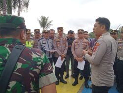 Polres Sarolangun Turunkan Ratusan Personil Pengamanan Lomba Pacu Perahu