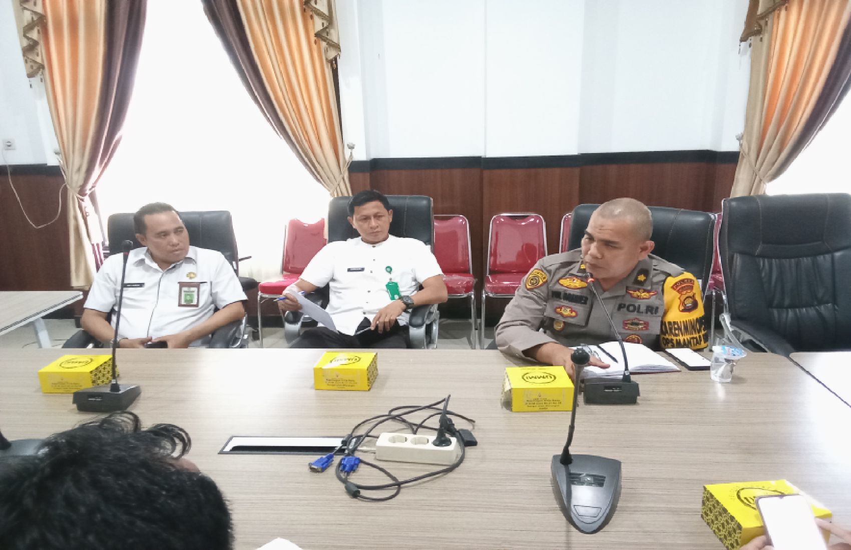 Kapolres Melalui Kabag SDM Hadiri Rapat Koordinasi Persiapan Halal Bihalal 1445H – 2024M yang di Selenggarakan Pemda Merangin