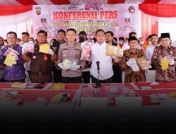 Kepolisian daerah Jambi  Konferensi Pers Terkait Hasil Operasi Antik Siginjai 2024 Selama 20 Hari Yang Dilakukan Polda Jambi Dan Polres Jajaran