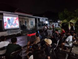 Nonton Bareng Piala U-23 Piala AFC Di Halaman Balai Desa Lebak Mekar