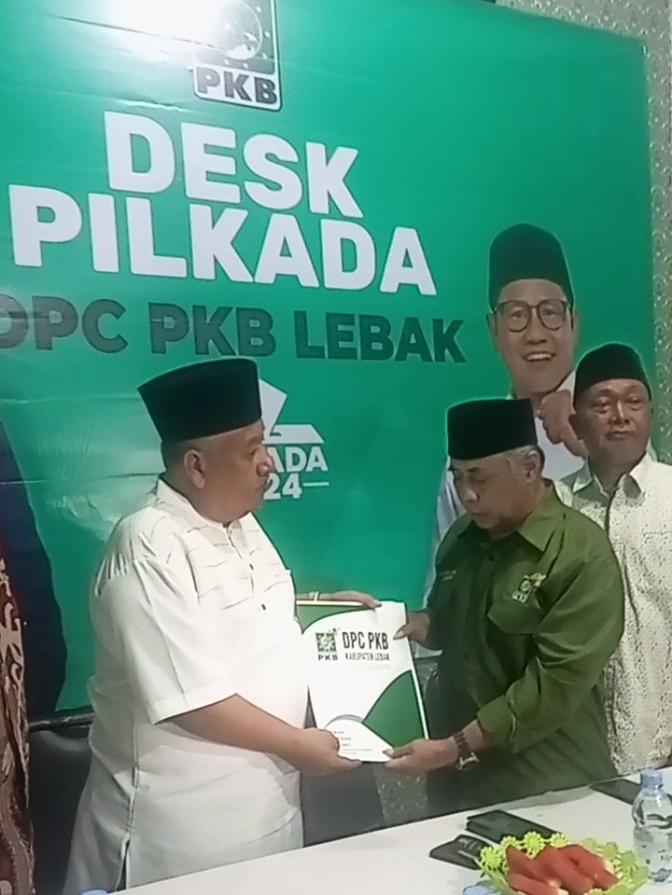 H. Akhmad Jajuli Sudah Kembalikan Pendaftaran Formulir Ke PKB Dan Nasdem