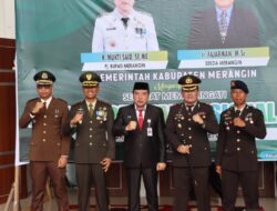 Kapolres Merangin dan Dandim 0420/Sarko Apresiasi Atas Penyerahan “Anugerah Satya Lencana Karya Satya oleh PJ. Bupati Merangin”   