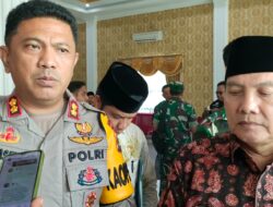 Menghadapi Pilkada Serentak, Kapolres Sarolangun Bersama Forkopimpda Lakukan Rapat Koordinasi.