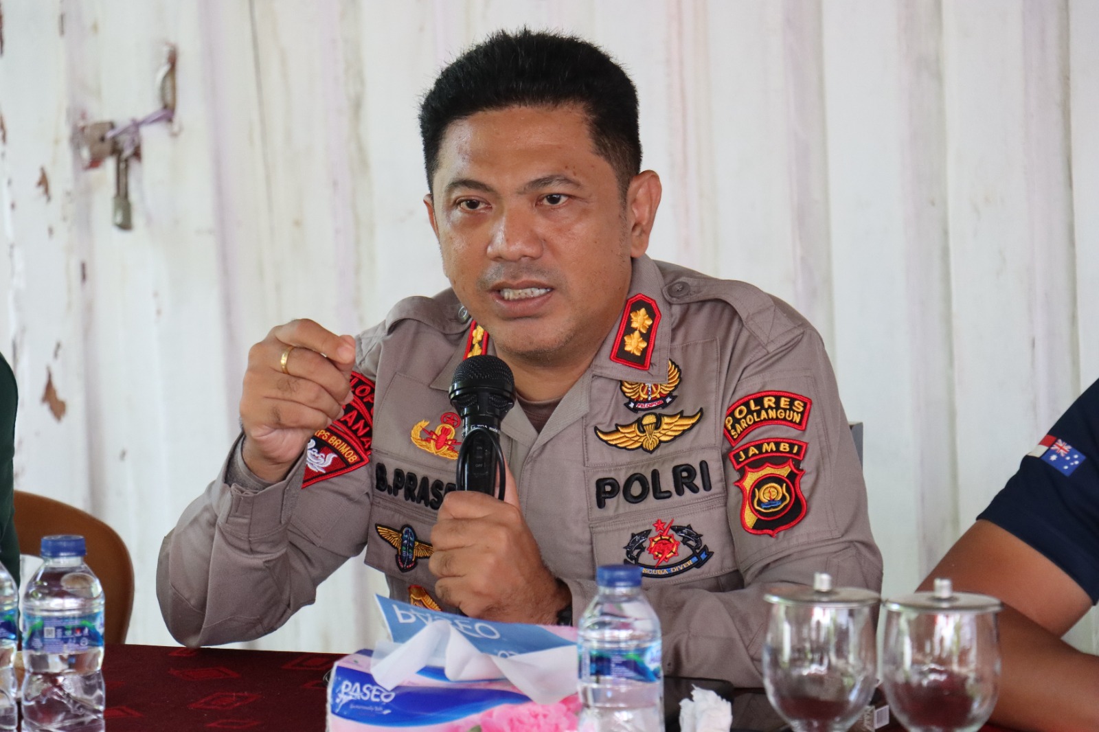 Jum’at Curhat, Kapolres Sarolangun terima kunjungan Kopri PMII Sarolangun