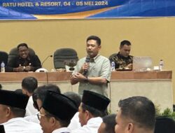 Kapolres Selaku Narasumber pada kegiatan Bimtek Pengelolaan dan Peningkatan Kapasitas Pemerintah Desa Se-Kabupaten Sarolangun 