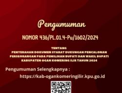 Jalan Terbuka Bagi Calon Independen di Pilkada Ogan Komering Ilir 2024: Syarat dan Ketentuan Penyerahan Dukungan