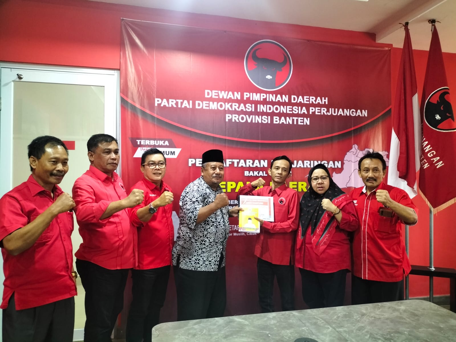 Akhmad Jajuli dan Bakal Bacabup lainnya Yang Mendaftar ke PDIP, Jalani Wawancara