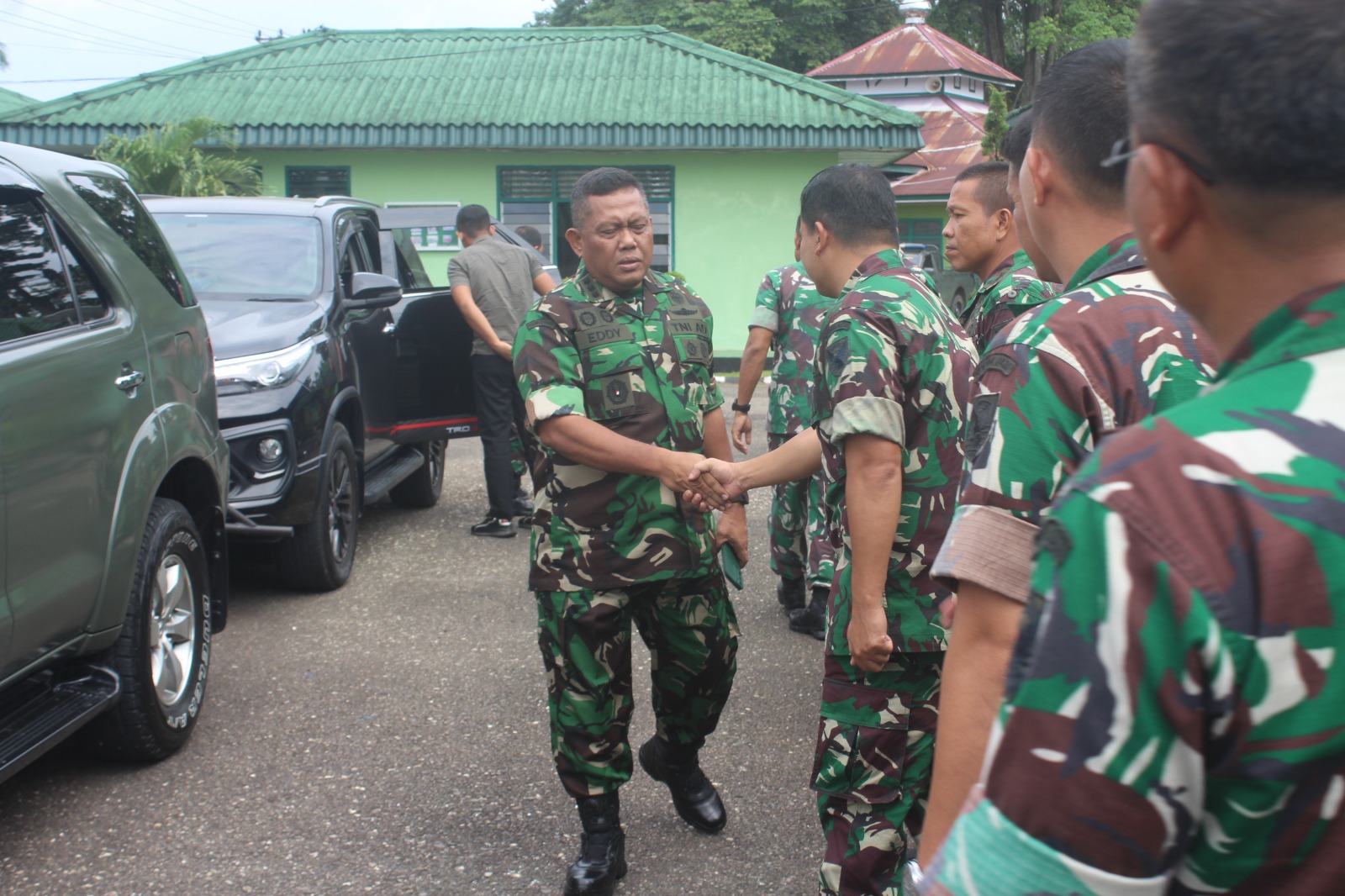 Kasrem O42/Gapu Berikan Pengarahan Kepada Pejabat Kodim 0420/Sarko