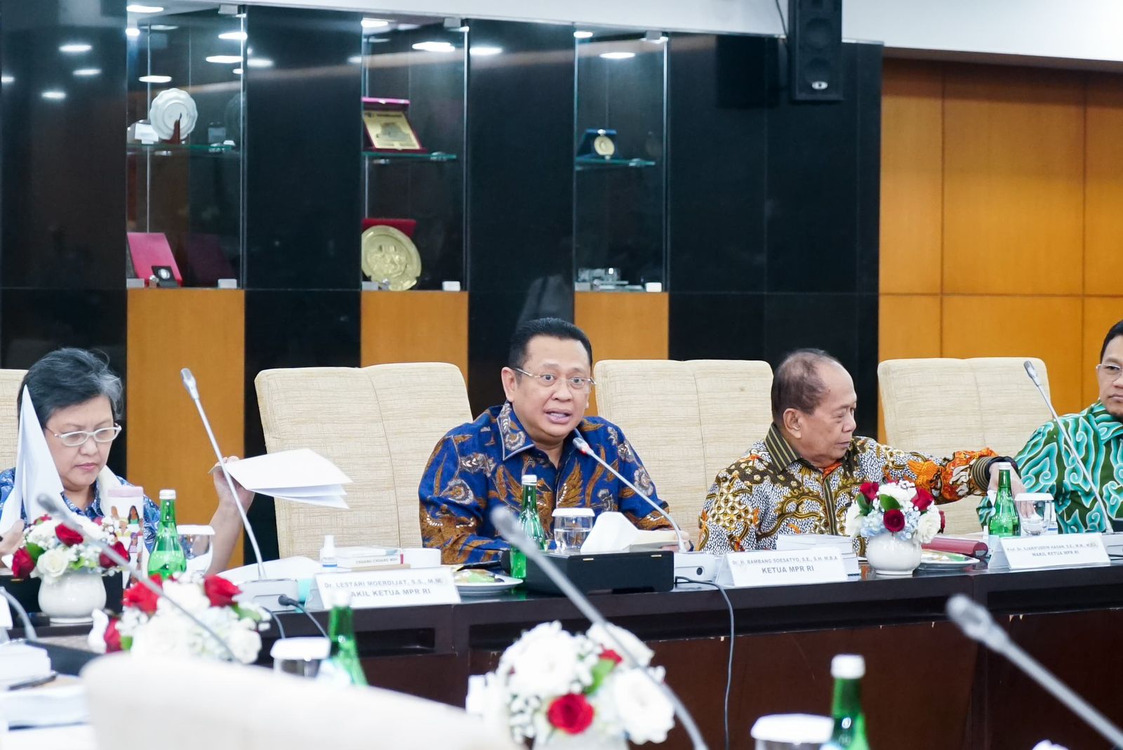 Pimpin Rapat Pimpinan MPR RI, Ketua MPR Bahas Perubahan Tatib MPR, Rancangan UU MPR Hingga Bentuk Hukum PPHN