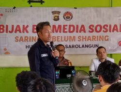 Bentuk Karakter Pemimpin Masa Depan, Polres Sarolangun turun ke Sekolah