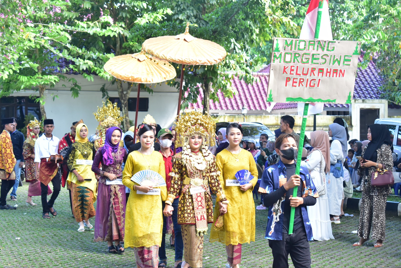 Semarak ‘Midang Bebuke’ Tradisi Unik Masyarakat Kayuagung di Hari Raya