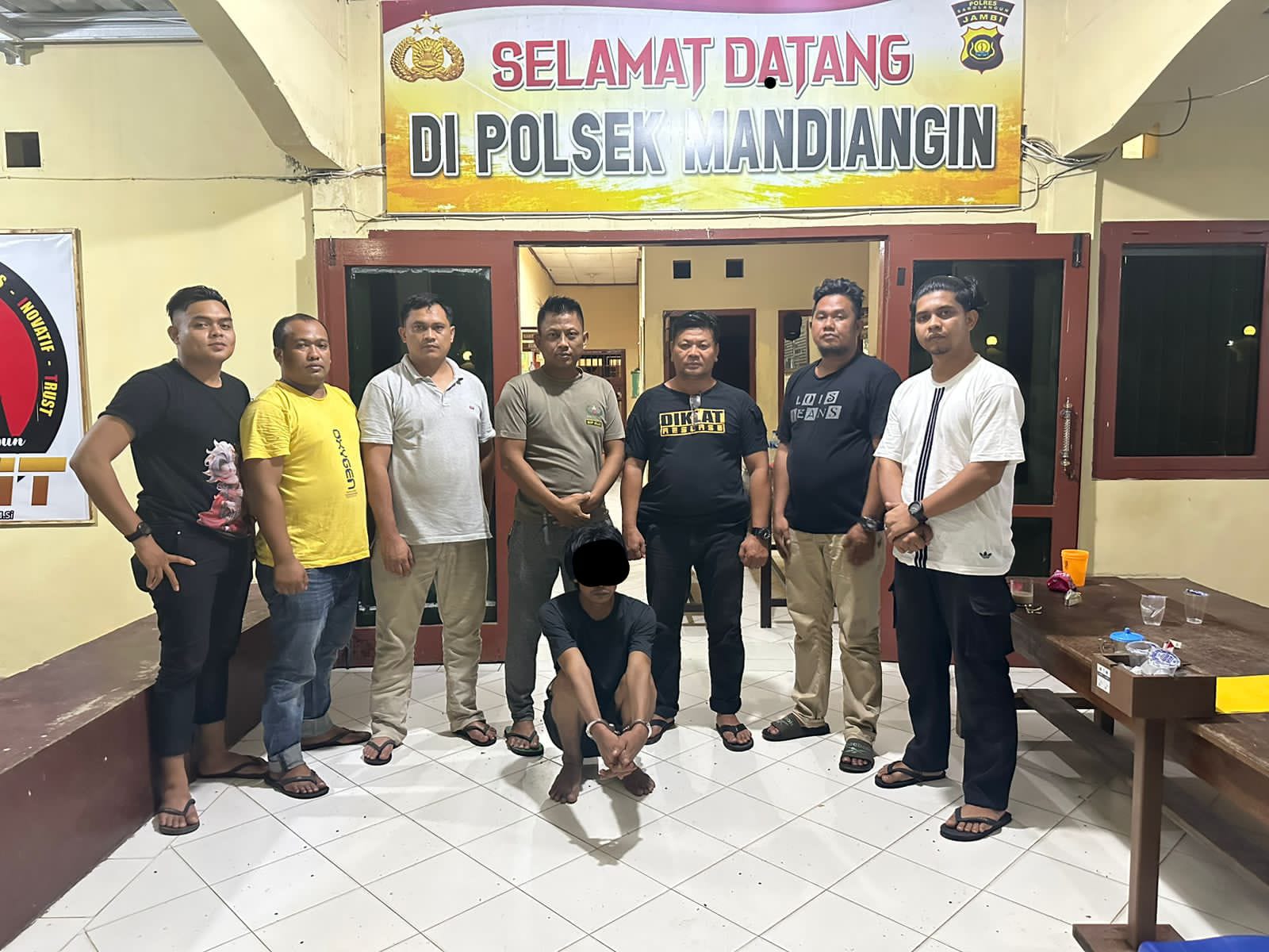 Pelaku Pencurian Motor di Ringkus Reskrim Polsek Mandiangin bersama Tim Macan Pseko Polres Sarolangu