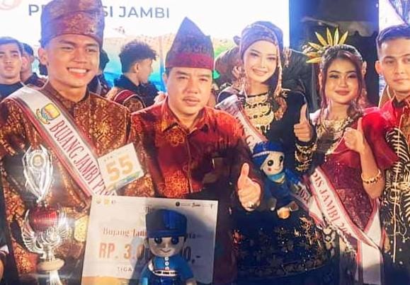 Putra Merangin Terpilih Jadi Bujang Pariwisata Jambi 2024 Pj Bupati Berharap Bisa Promosikan Aset Wisata Merangin