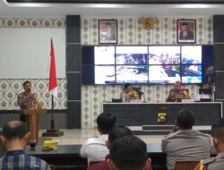 Kapolres Pimpin Langsung Gelar Operasi Dan Anev Di Aula Wira Satya Mapolres Merangin