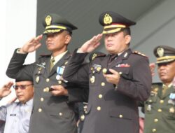 Hadiri Upacara Hari Kelahiran Pancasila, Dandim 0420/Sarko Bersama Pejabat Forkopimda Laksanakan Upacara Di Halaman Kantor Bupati Merangin (Baru)