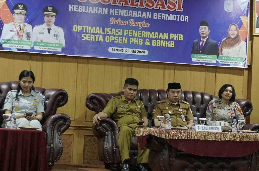 2025 Opsen PKB dan BBNKB Dikembalikan ke Daerah Pj Bupati Merangin Buka Sosialisasi Kebijakan Kendaraan Bermotor