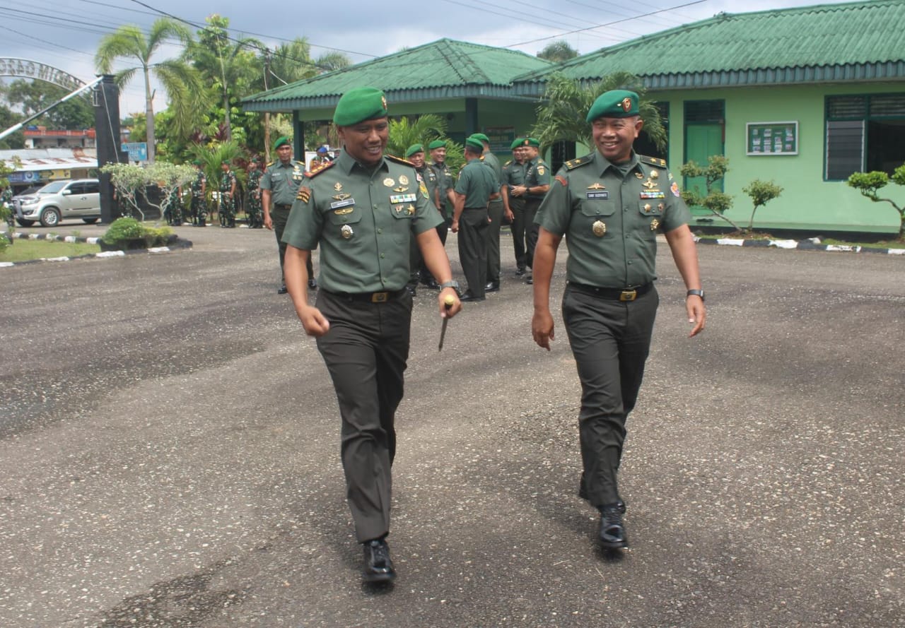 Dandim 0420/Sarko Terima Kunjungan Kerja Tim Dari Pusterad