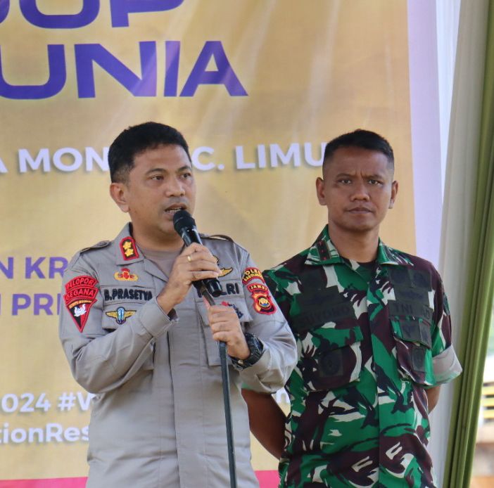 Dandim 0420/Sarko bersama Kapolres Sarolangun dan Forkopimda Hadiri Peringatan Hari Lingkungan Hidup di desa Moenti