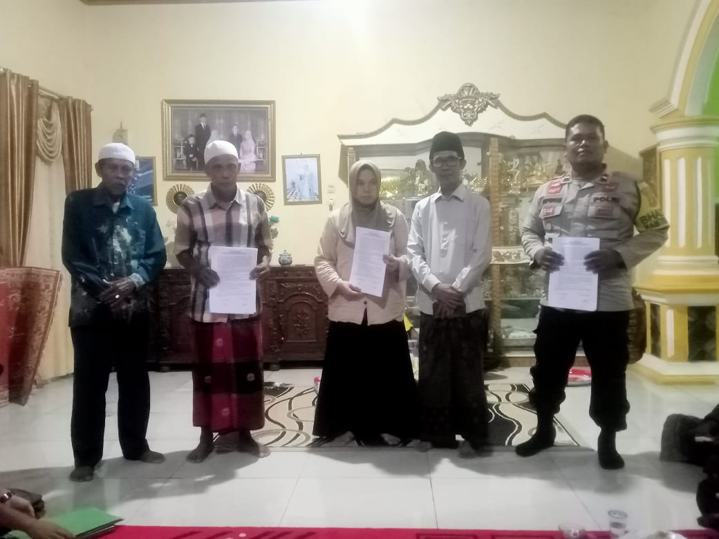 Bhabinkamtibmas Polsek Limun Melaui Kegiatan Problem Solving Bantu Penyelesaian Masalah di Desa Binaannya