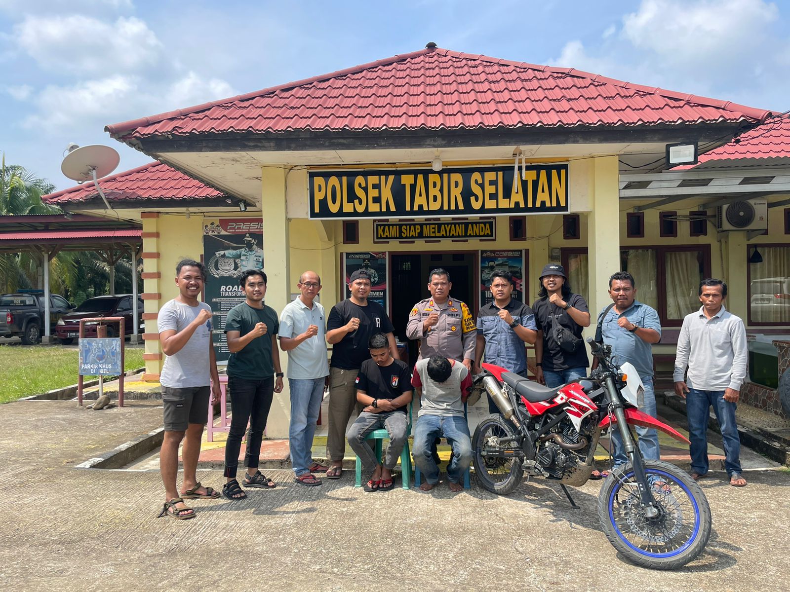 Pencuri Motor Trail di Tabir Selatan dan Penadah di tangkap di Tebo