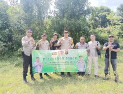 HUT BHAYANGKARA Ke-78, Polres Sarolangun Polsek Mandi Angin Laksanakan Penanaman Pohon Penghijauan.