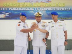 Gantikan Kolonel Laut Didik Wahyudi, Letkol Laut Dedy Ary Resmi Jabat Danpom Koarmada I