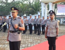 Kapolres Sarolangun Beserta Jajaran Laksanakan Upacara Ziarah di TMP Dalam Rangka Hari Bhayangkara ke 78