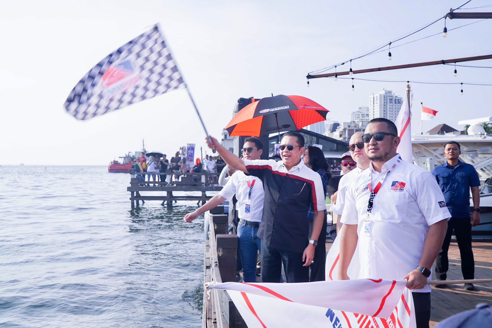 Buka Start Final Kejurnas IMI Aquabike (Jetski) Indonesia Championship 2024 Series 2, Ketua MPR Bamsoet Harap Masuk Lima Besar Kejuaraan Dunia