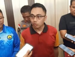 Konferensi Pers di Mako Polres Bintan HS Cs Raup Keuntungan Rp198 Juta Dari Pemalsuan Surat Tanah HS Selaku Inisiator Dalam Kasus Ini