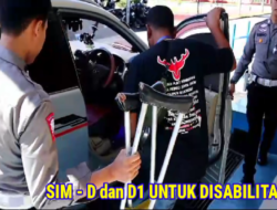 Proses Permohonan Pembuatan SIM Khusus Disabilitas SIM D dan SIM D1 di Satpas Polres Sarolangun