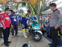 Kasat Reskrim dampingi Gubernur saat Kejuaraan Grasstrack di Sircuit Mamak Panglimo Kawo Bangko