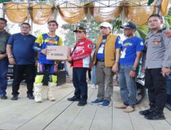 Dandim 0420/Sarko dampingi Gubernur saat Kejuaraan Grasstrack di Sircuit Mamak Panglimo Kawo Bangko