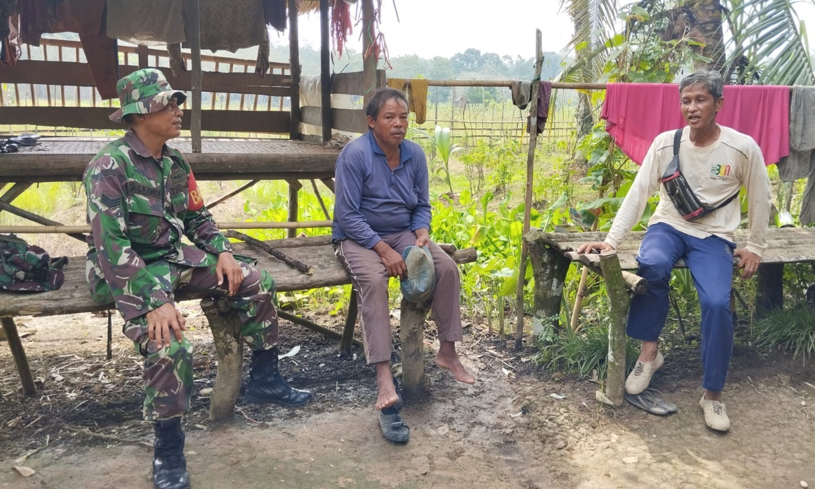 Perkokoh Kemanunggalan, Babinsa Rutin Komsos Bersama Warga Binaan