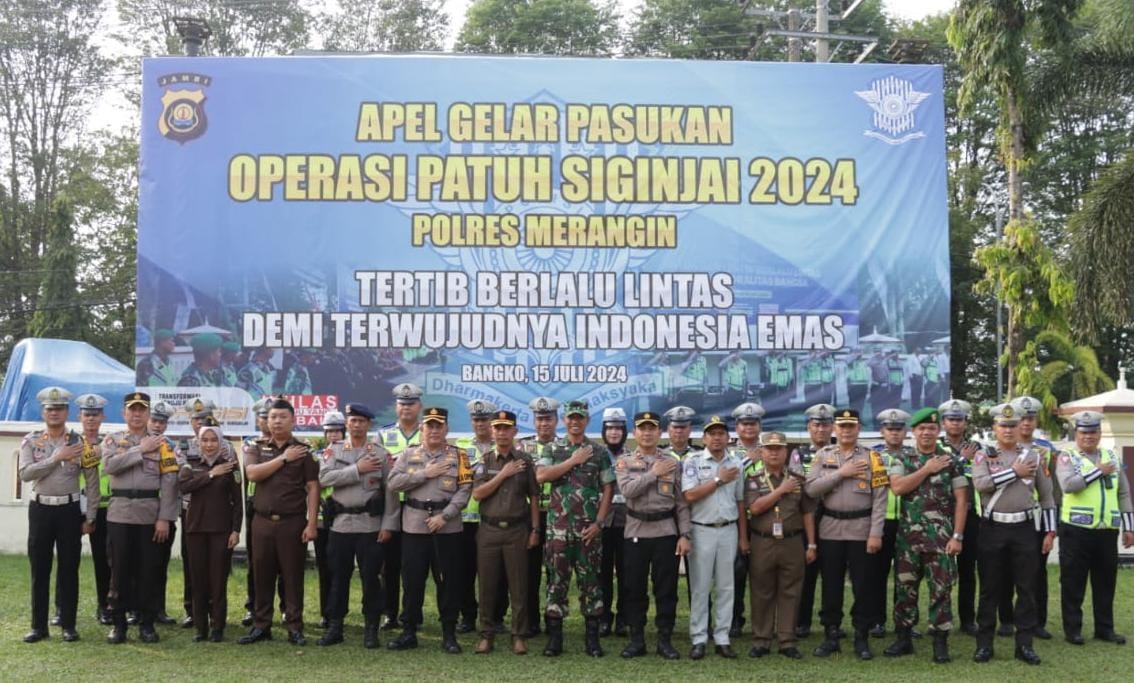 Pemkab Merangin Apresiasi Ops Patuh Siginjai 2024 Turunkan Angka Pelanggaran, Kecelakaan dan Tingkatkan Disiplin Berlalulintas