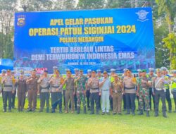 Dandim 0420/Sarko Hadir Dalam Apel Gelar Pasukan Operasi Patuh Siginjai 2024