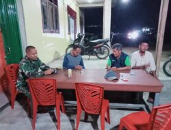 Di Warung Kopi Babinsa Koramil 06/Muara Siau Gunakan Kesempatan Komsos Dengan Warganya