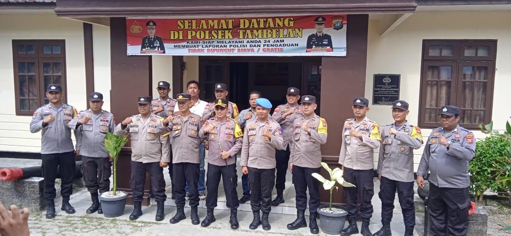 Kapolres Bintan Melaksanakan Kunjungan Kerja Ke Polsek Tambelan, Personel Jangan Melakukan Tindakan yang Dapat Mencoreng Institusi