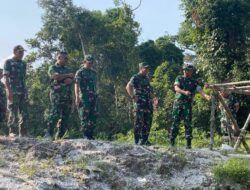 Tim Sahli Kasad Brigjen TNI Asep Dedi Dermadi, S.I.P Tinjau Lokasi Rencana Pembentukan Batalyon Penyangga Daerah Rawan (PDR)