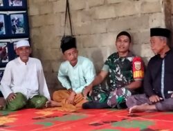 Babinsa Melaksanakan Komsos Dengan Tokoh Adat Dan Ketua Bpd 