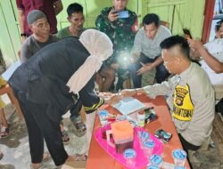 Jajaran Polsek Pelepat Lakukan Antisipasi Mediasi Atas Kedatangan Sepasang Remaja ke Rumah Rio Desa Baru Pelepat.