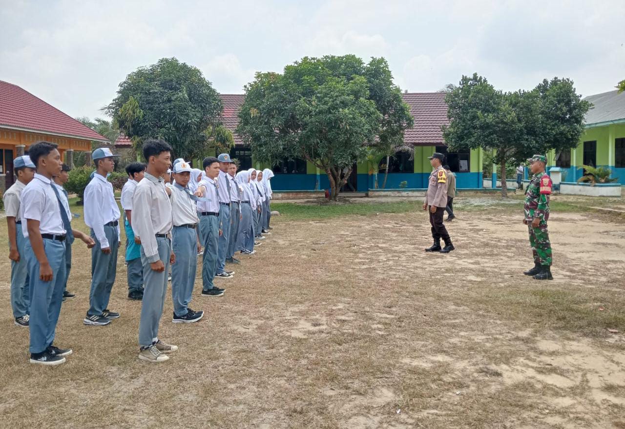 Babinsa Bersama Bhabinkamtibmas Seleksi Calon Anggota Paskibraka