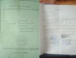 Konfirmasi Wartawan Mengenai Surat Tanah di Toapaya Selatan Kepala Desa Gentan Bungkam, Ada Apa.?