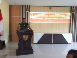 Dandim 0420/Sarko sebutkan Beberapa Program Penting pada Masyarakat saat di Laksanakan Coffee Morning Bersama Instansi Pers