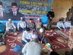 Ulama kharismatik Abu Keude Dua peusijuek Calon Bupati Aceh Timur dari partai NasDem (Nektu & Amat Lembeng)