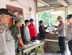 Tim Terpadu Sosialisasi Cegah Karhutla Polsek Barang Asai dan Koramil 0420-01/Sarko