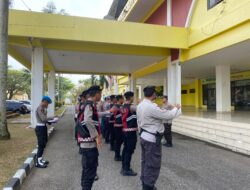 Jaga Situasi Kamtibmas Polres Sarolangun Siagakan Puluhan Personil Pengamanan Liga Askab Sarolangun 