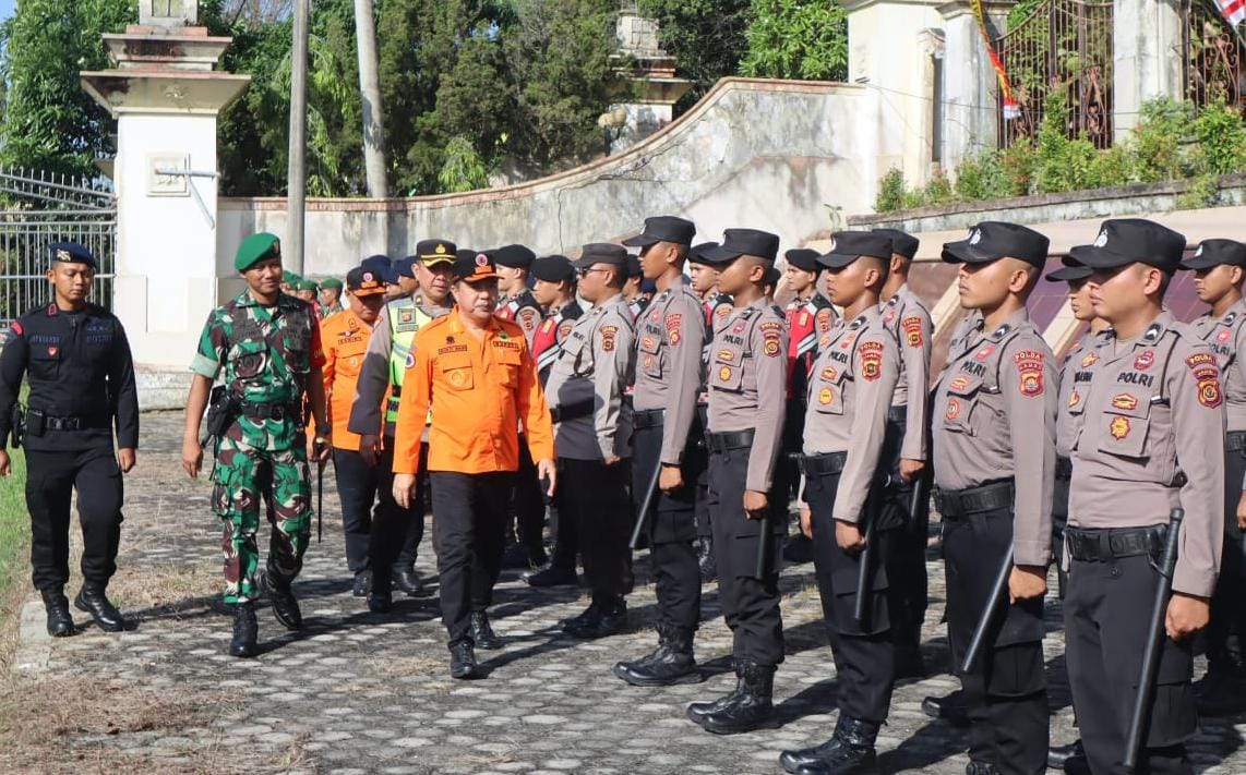 Pj Bupati Merangin Pimpin Apel Siaga Darurat Karhutla 2024H Mukti Periksa Kelengkapan Penanggulangan Karhutla