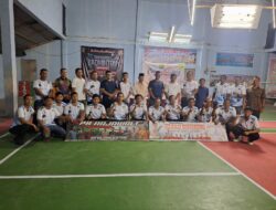 Meriahkan Perayaan HUT RI ke – 79, Dandim 0420/Sarko buka Turnamen Badminton Kapolres Cup Se-kabupaten Sarolangun*